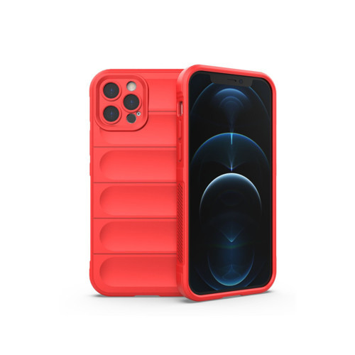 Iphone 12 Kılıf Optimum Silikon - Kırmızı