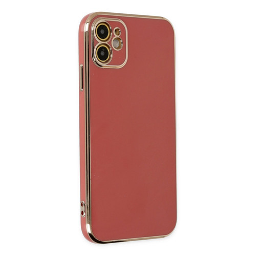 Iphone 12 Kılıf Volet Silikon - Kırmızı
