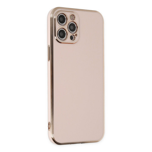 Iphone 12 Kılıf Volet Silikon - Pembe
