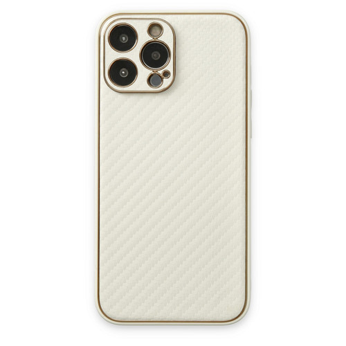 Iphone 13 Kılıf Coco Karbon Silikon - Beyaz