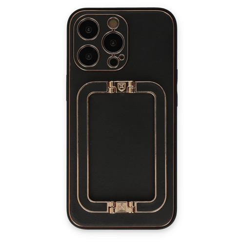 Iphone 13 Kılıf Coco Elit Kapak - Siyah