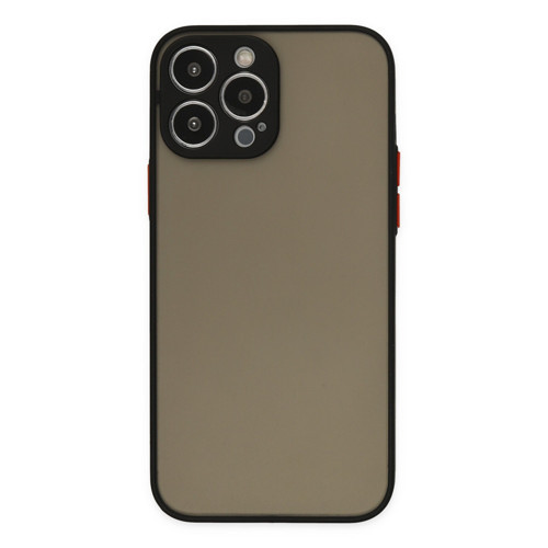 Iphone 13 Kılıf Montreal Silikon Kapak - Siyah