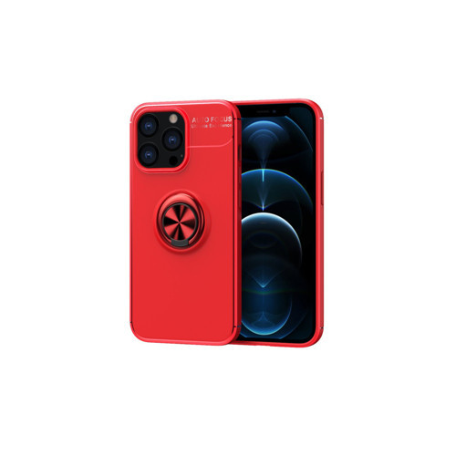 Iphone 13 Kılıf Range Yüzüklü Silikon - Kırmızı
