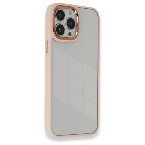 Iphone 14 Kılıf Dora Kapak - Pudra