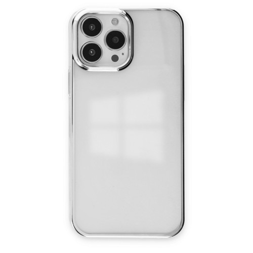 Iphone 14 Kılıf Element Silikon - Gümüş