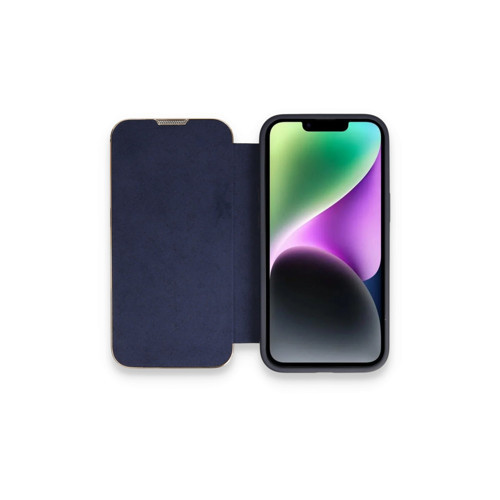 Iphone 14 Kılıf Dolpin Kapaklı - Lacivert