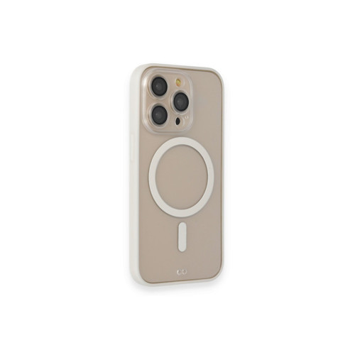Iphone 14 Kılıf Grand Magneticsafe Kapak - Beyaz
