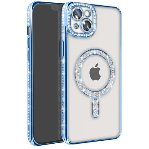Iphone 14 Kılıf Joke Simli Magneticsafe Kılıf -