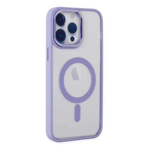 Iphone 14 Kılıf Room Magneticsafe Silikon - Lila