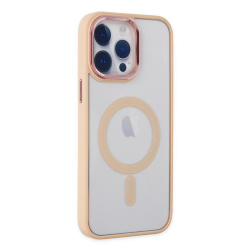 Iphone 14 Kılıf Room Magneticsafe Silikon - Pudra