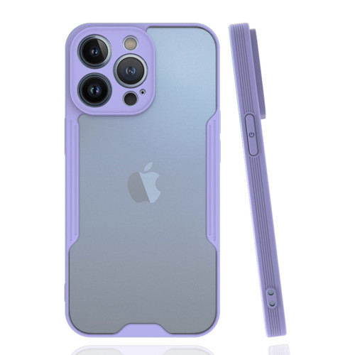 Iphone 14 Kılıf Platin Silikon - Lila