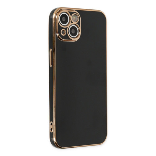 Iphone 14 Kılıf Volet Silikon - Siyah