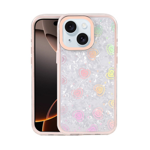 Iphone 14 Lumi Desenli Kapak - Pembe