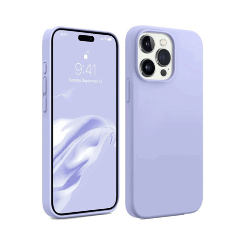 Iphone 15 Kılıf First Silikon - Lila