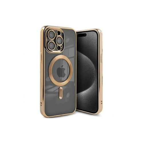 Iphone 15 Kılıf Kross Magneticsafe Kapak - Gold