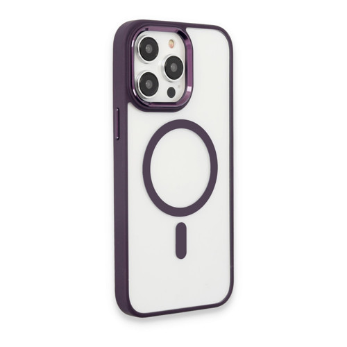 Iphone 15 Kılıf Room Magneticsafe Silikon - Derin Mor