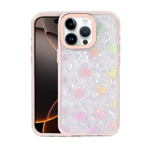 Iphone 15 Lumi Desenli Kapak - Pembe
