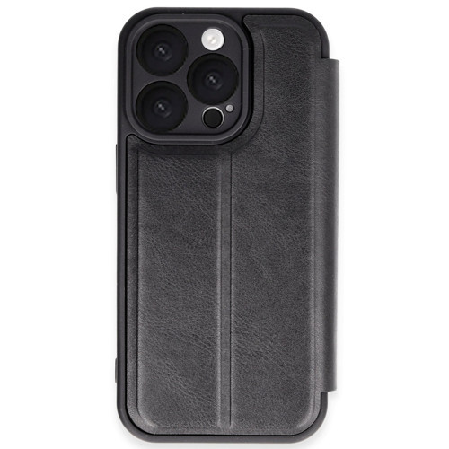 Iphone 16 Kılıf Flip Cover - Siyah