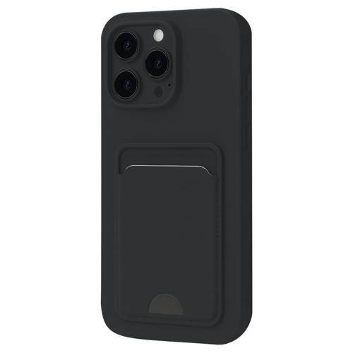 Iphone 16 Kılıf Kelvin Kartvizitli Silikon - Siyah