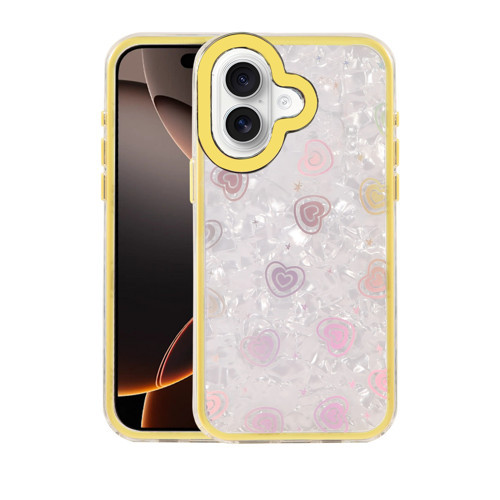Iphone 16 Lumi Desenli Kapak - Sarı