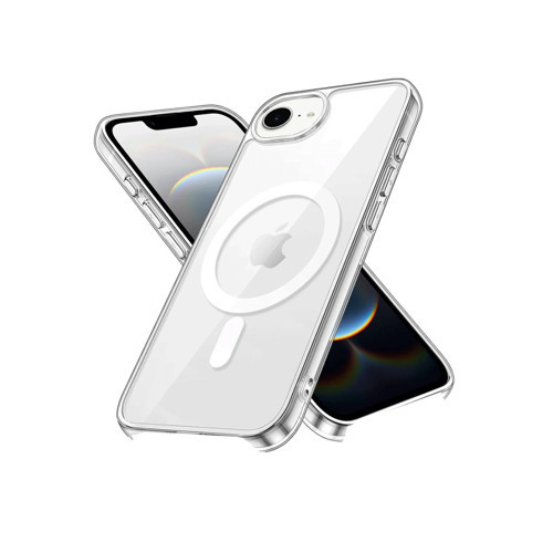 Iphone 16E Kılıf Pc Real Magsafe Kapak - Şeffaf