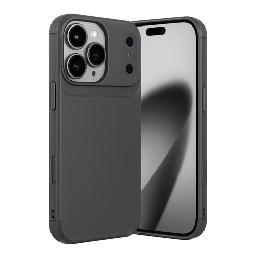 Iphone 17 Auto Focus Karbon Kapak - Gri