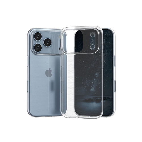 Iphone 17 Lüx Şeffaf Silikon - Şeffaf