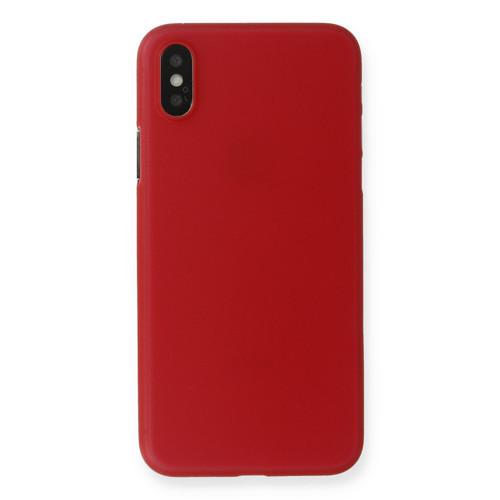 Iphone X Kılıf Pp İnce Kapak - Kırmızı