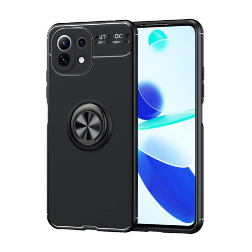Mi̇ 11 Lite Kılıf Range Yüzüklü Silikon - Siyah