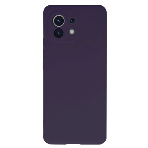 Mi 11 Kılıf Nano Içi Kadife Silikon - Mor