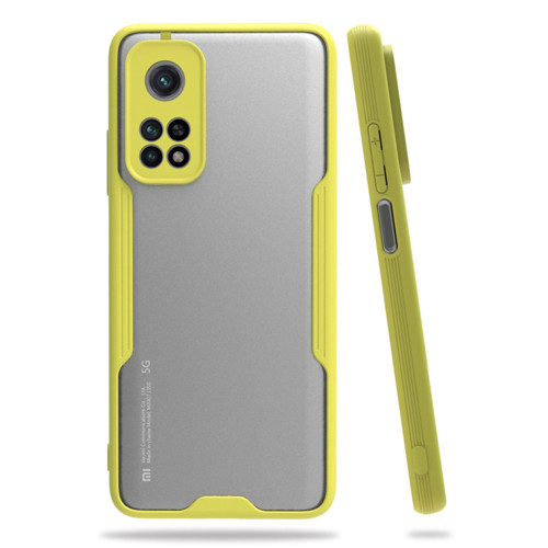 Mi 10T Kılıf Platin Silikon - Sarı