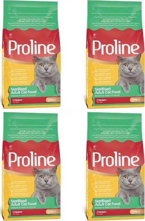 Kısırlaştırılmış Tavuklu Yetişkin Kedi Maması 1200 gr X 4 Paket (Yeni Ambalaj)