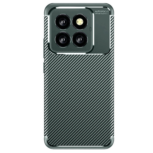 Mi 14T Kılıf Auto Focus Karbon Kapak - Koyu Yeşil