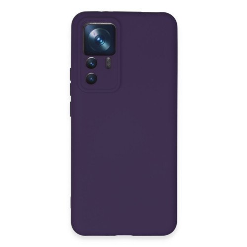 Mi 12T Kılıf Nano Içi Kadife Silikon - Mor