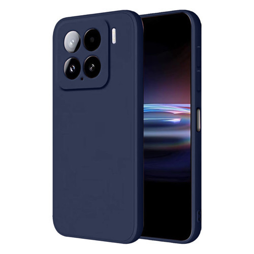 Mi 15 Kılıf Nano Içi Kadife Silikon - Lacivert