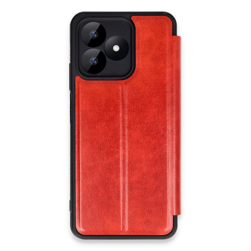 Note 50 4G Kılıf Flip Cover - Kırmızı