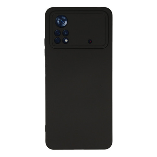 Poco X4 5G Kılıf Nano Içi Kadife Silikon - Siyah