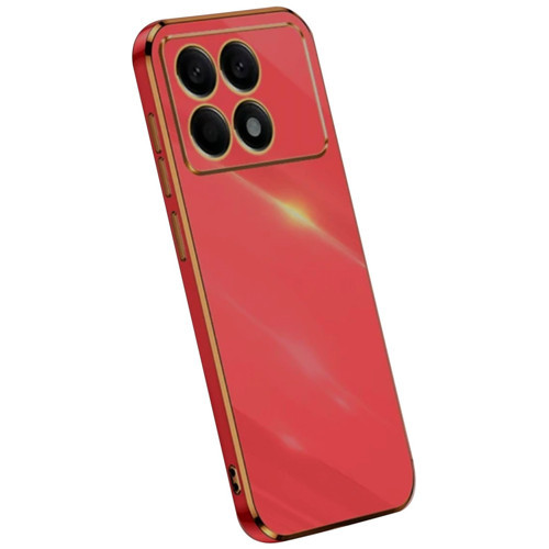 Poco X6 Kılıf Volet Silikon - Kırmızı