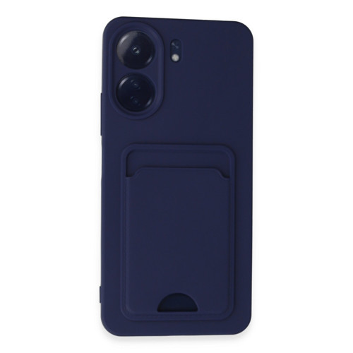 Redmi 13C Kılıf Kelvin Kartvizitli Silikon - Lacivert