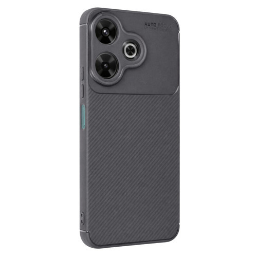 Redmi 13 4G Kılıf Auto Focus Karbon Kapak - Gri
