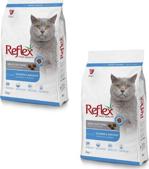 Salmon Anchovy Somonlu Ve Hamsili Yetişkin Kedi Maması 2 Kg (2 Adet)