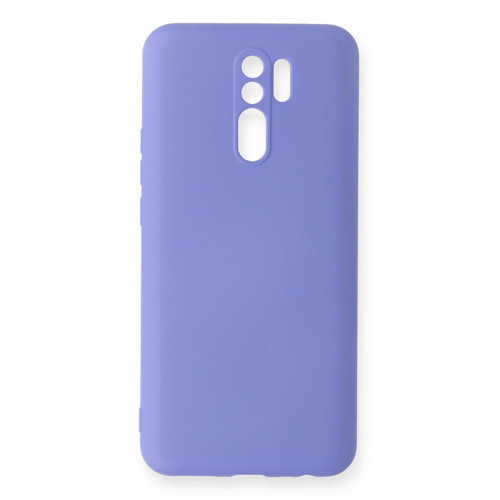Redmi 9 Kılıf Nano Içi Kadife Silikon - Lila