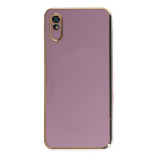 Redmi 9A Kılıf Volet Silikon - Mor