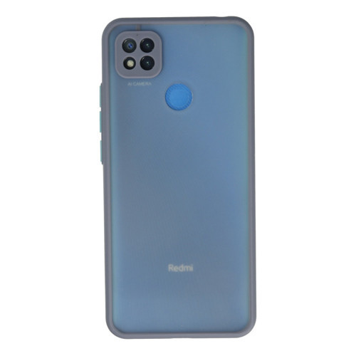 Redmi 9C Kılıf Montreal Silikon Kapak - Gri