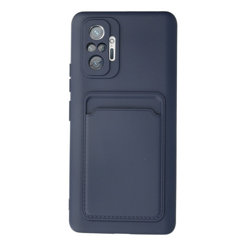 Redmi Note 10 Kılıf Kelvin Kartvizitli Silikon - Lacivert