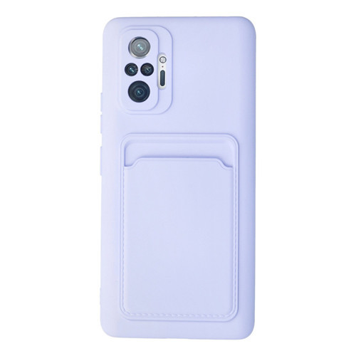 Redmi Note 10 Kılıf Kelvin Kartvizitli Silikon - Lila