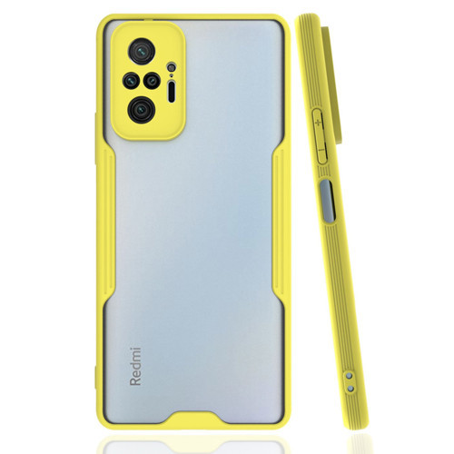 Redmi Note 10 Kılıf Platin Silikon - Sarı