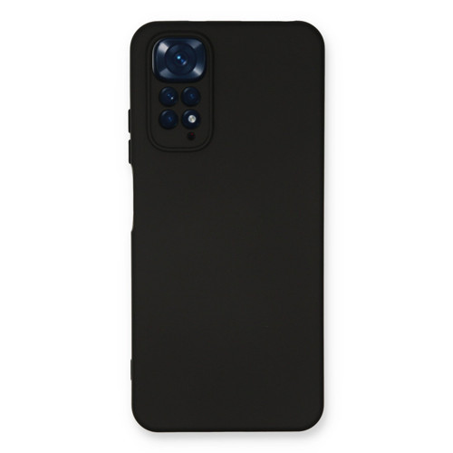 Redmi Note 11 Kılıf Nano Içi Kadife Silikon - Siyah