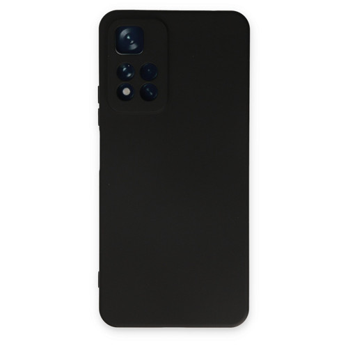 Redmi Note 11 5G Kılıf Nano Içi Kadife Silikon - Siyah