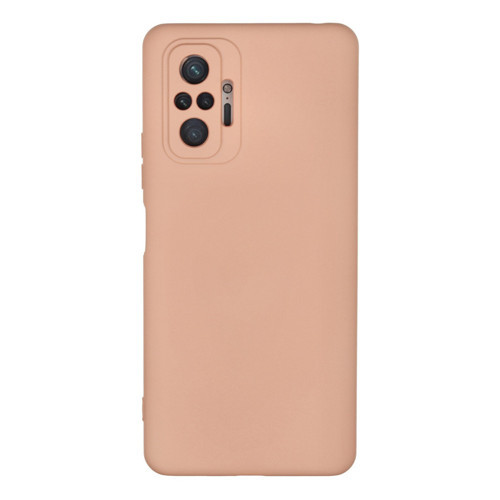 Redmi Note 10 Kılıf Nano Içi Kadife Silikon - Pudra